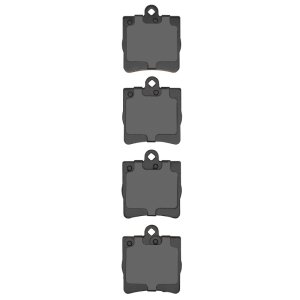Chrysler Crossfire Brake Pads - Rear - R1 Concepts - Ceramic - `96-`15